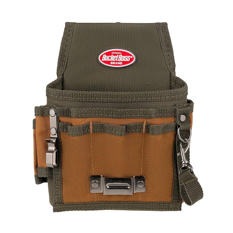 Bucket Boss - Tool Pouch with FlapFit, Pouches - Original Series (54140) , Brown - Image 1